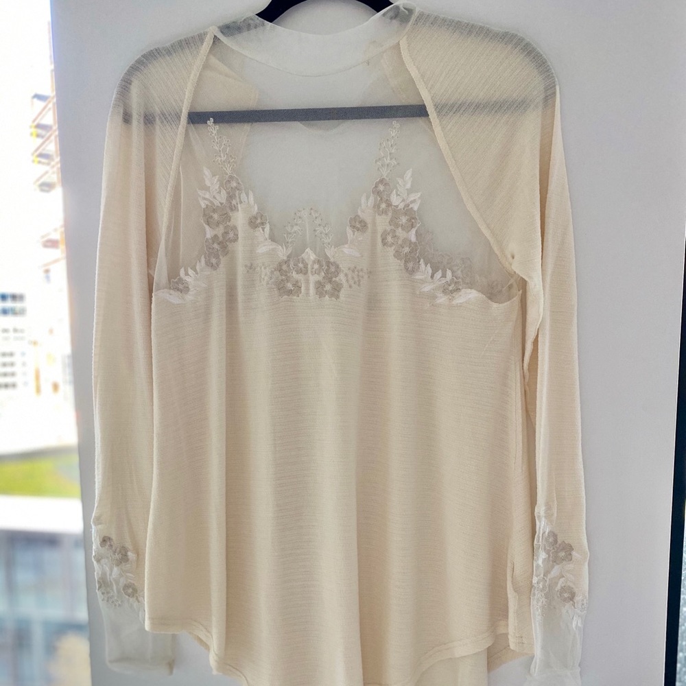 Free People Lace Top